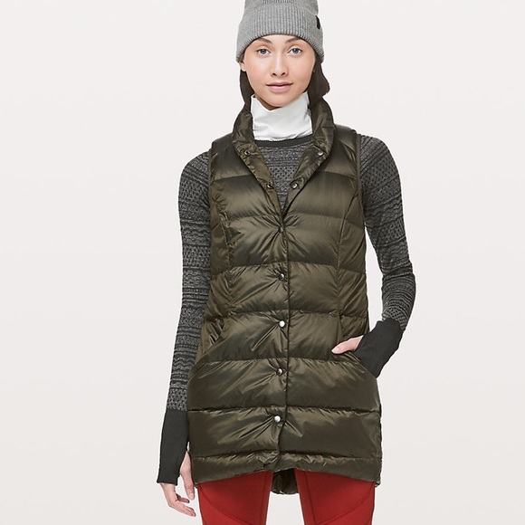 lululemon athletica Jackets & Blazers - lululemon All Days Vest Size 4 Dark Olive